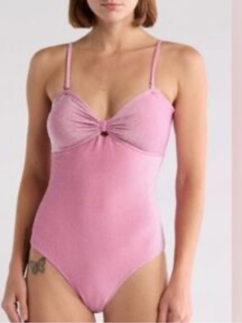 Betsey Johnson Pink One-Piece Swimsuit